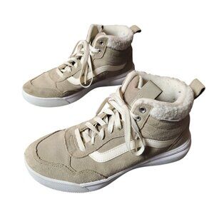 Vans Range EXP Hi Vansguard High Top Tan Suede 500383 Womens Sz 10 Shoes